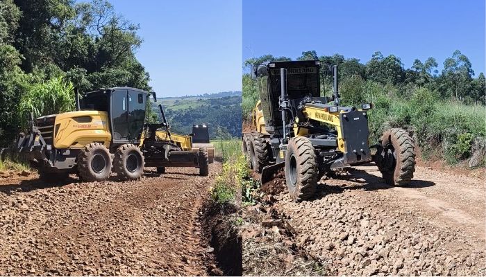 Guaraniaçu - Viação, Obras e Urbanismo intensifica melhorias em estradas vicinais no interior 